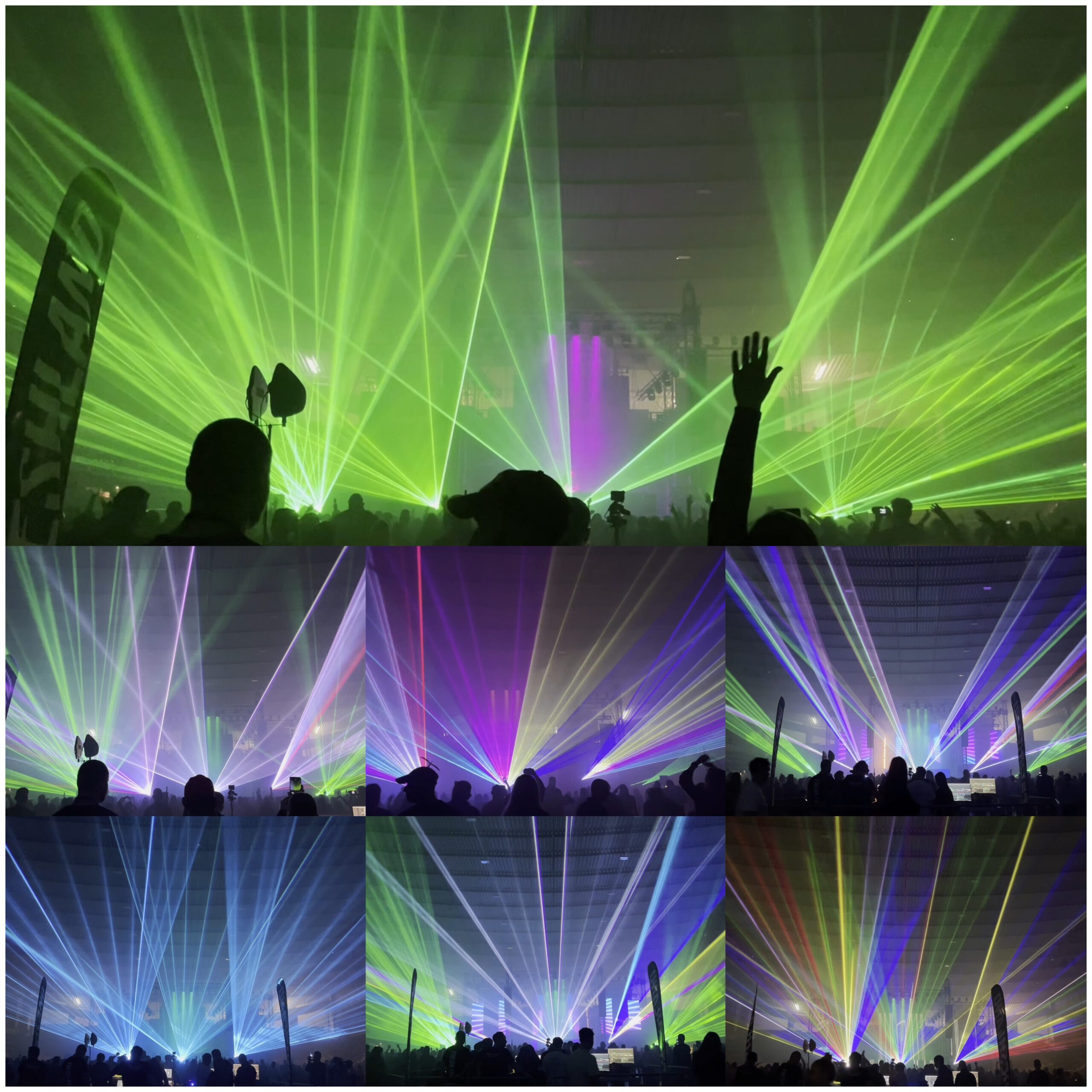 laser show Olsztynek 2025 pokaz laserów