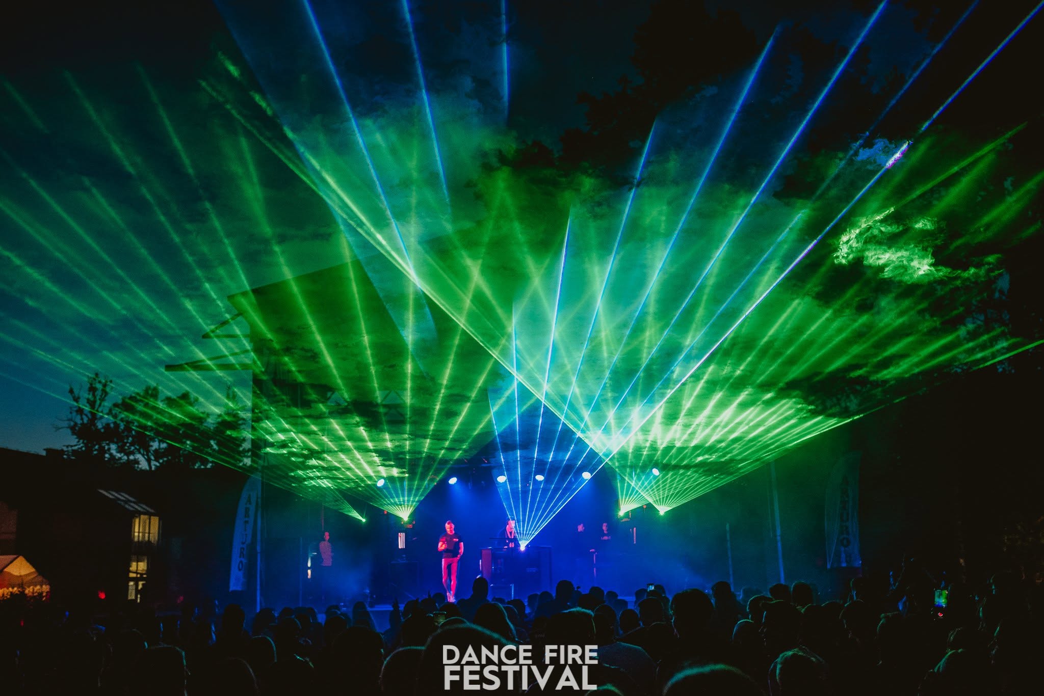 Laser show na imprezie w wojew&oacute;dztwie kujawsko-pomorskim