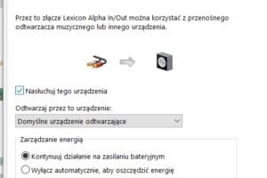 Ustawienia dźwięku do nadawania na żywo