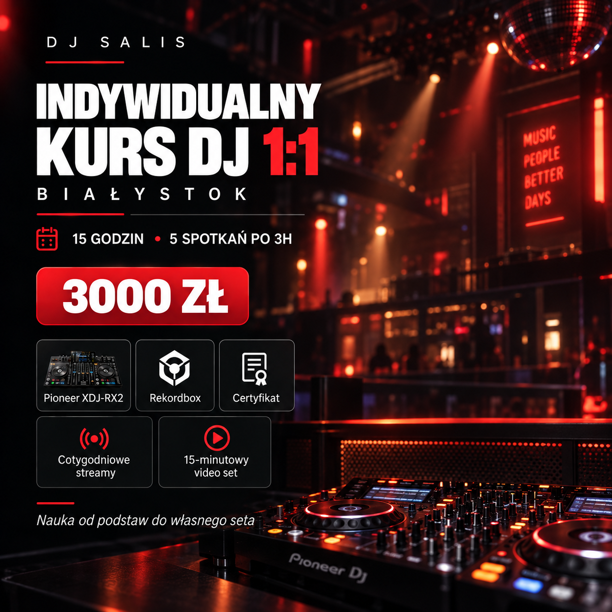 Indywidualny kurs DJ 1:1